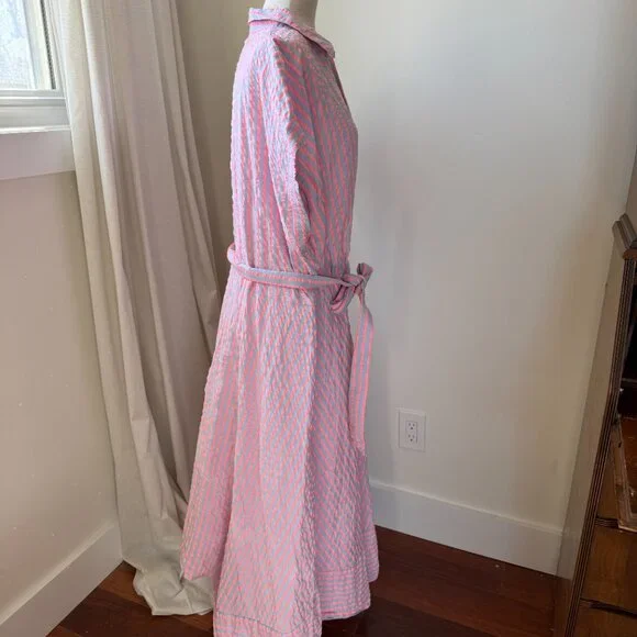 Draper James Trisha Handkerchief Dress Fit-and-flare A-line Size 3X Blue Pink - Picture 6 of 9